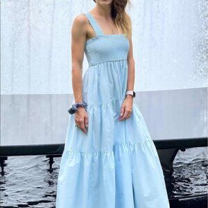 Zara Poplin Summer Dress